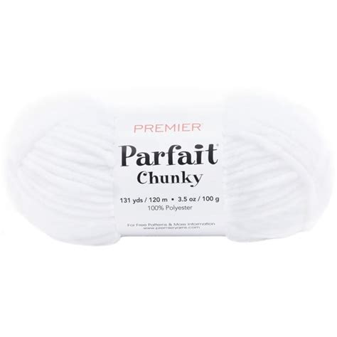 Premier Yarns Parfait Chunky Yarn-White - Walmart.com