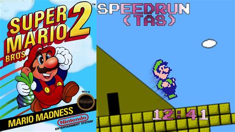 Super Mario Bros. 2 Speedrun (TAS) - 12:41 - YouTube