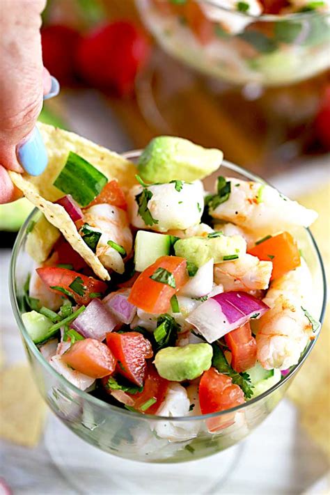 Shrimp Ceviche Recipe Mexican Style | Lemon Blossoms