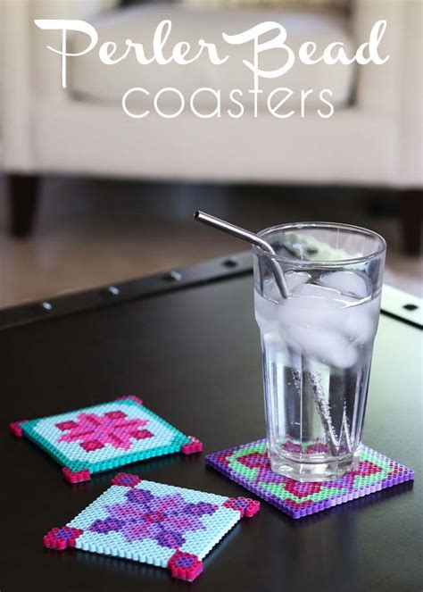 Make // Perler Bead Coasters