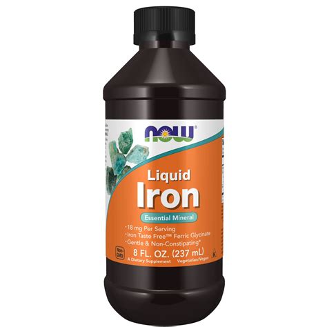 Buy Now Foods - Iron Liquid 18 Mg. 8 Oz. Online at desertcartUAE