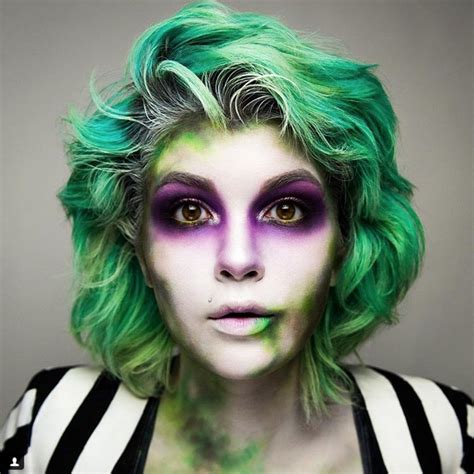 11 Halloween Makeup Looks That Will Make You Scream, "Beetlejuice ...