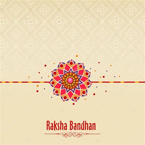 Beautiful rakhi for Raksha Bandhan celebration. Stock Vector Image by ...