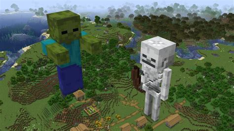 Zombie Mob Statues Minecraft Map