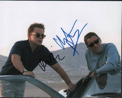 Ford Vs Ferrari Cast Signed Photograph