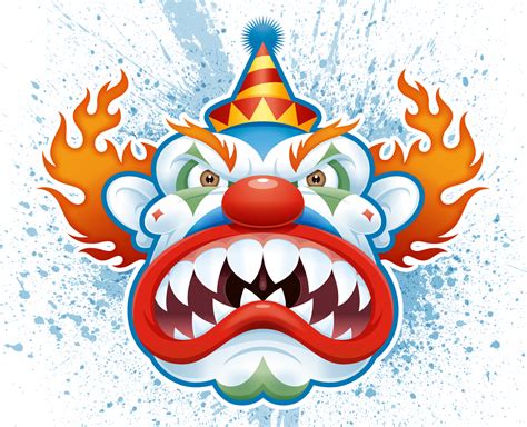 Clown clipart spooky, Clown spooky Transparent FREE for download on ...