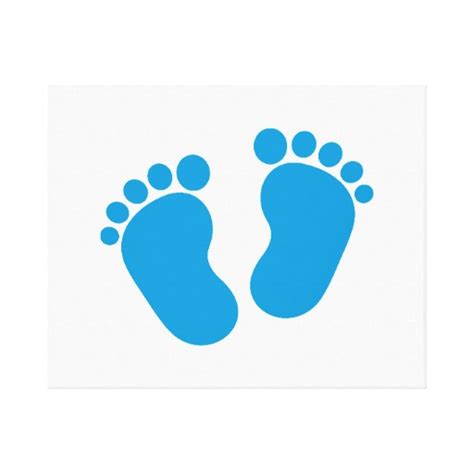 Blue Baby Feet - ClipArt Best