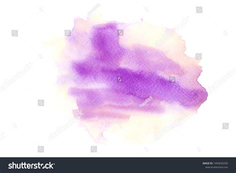 Purple Watercolor Painting Ideas Techniques Background Stock ...