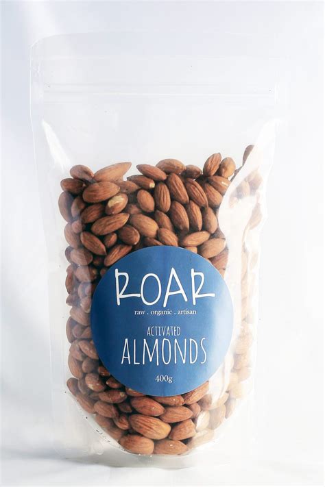 ROAR org almonds activated 400g - ROAR