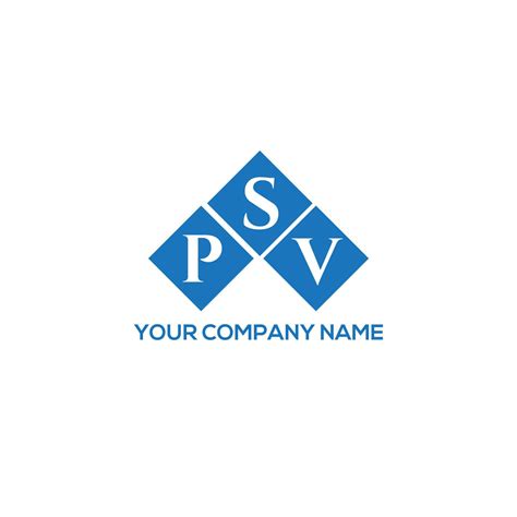 PSV letter logo design on white background. PSV creative initials ...