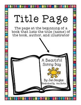 Parts of a Book Posters | Parts of a book, Library lesson plans, Book ...