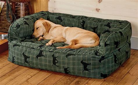 Orvis Lounger Comfortfill Eco Dog Bed- Large | Dog bed large, Cool dog ...