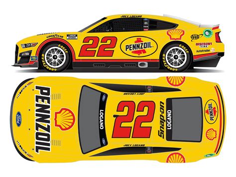 Joey Logano # 22 Shell-Pennzoil Ford Mustang NASCAR 2022 Next ...