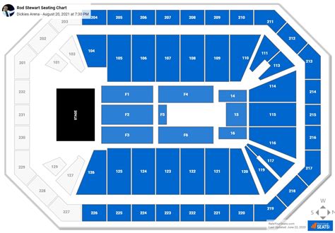 Dickies Arena Seating Charts for Concerts - RateYourSeats.com