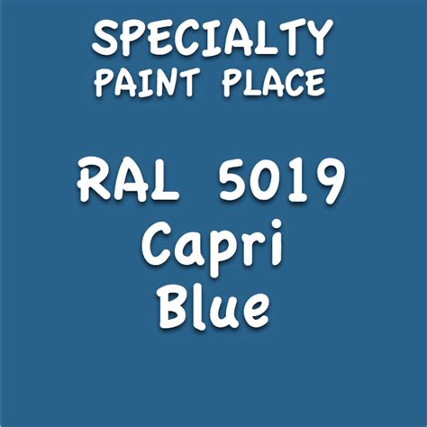 RAL 5019 Capri Blue 16oz Aerosol Can