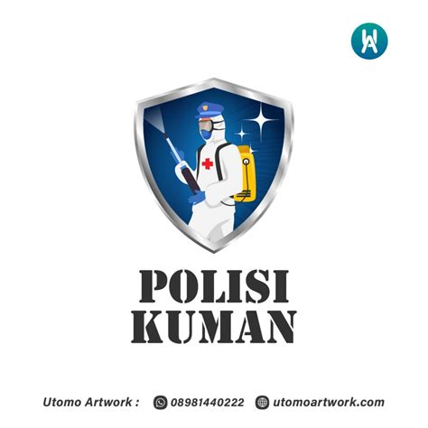 Desain Logo Polisi Kuman