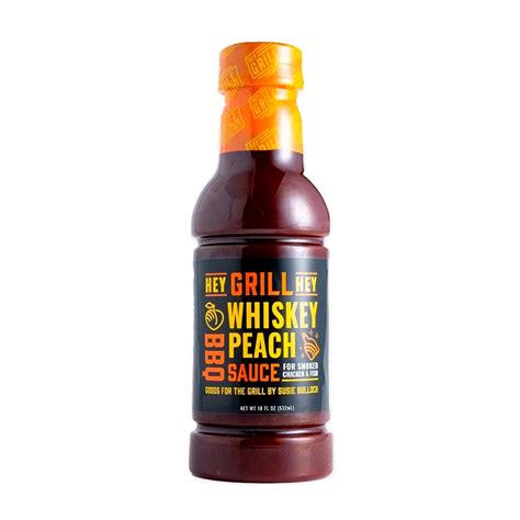 Hey Grill Hey Whiskey Peach BBQ Sauce