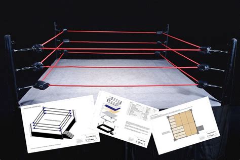 Wrestling Ring Blueprints | BUILD A MMA CAGE