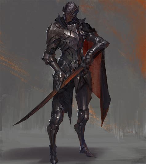 ArtStation - knight, Ting Xu | Concept art characters, Fantasy armor ...