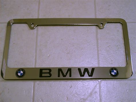 BMW License plate frames - Bimmerfest - BMW Forums