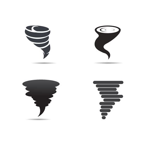 Tornado icon vector illustration template design 10416449 Vector Art at ...