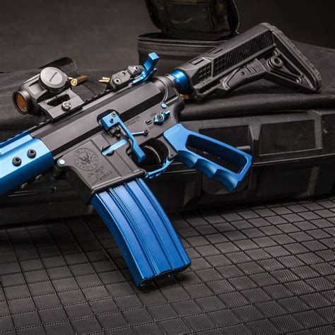 AR-15 Extended Bolt Catch Release (Anodized Blue) » Guntec USA