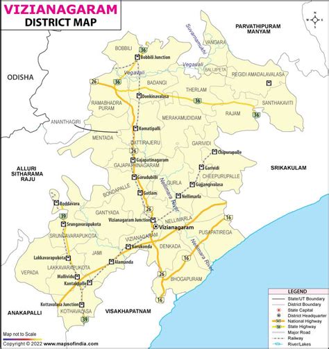 Vizianagaram District Map