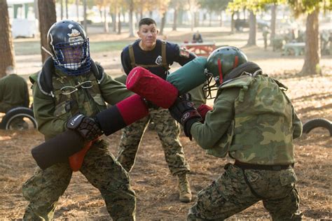 DVIDS - Images - Photo Gallery: Marine recruits fight with pugil sticks ...