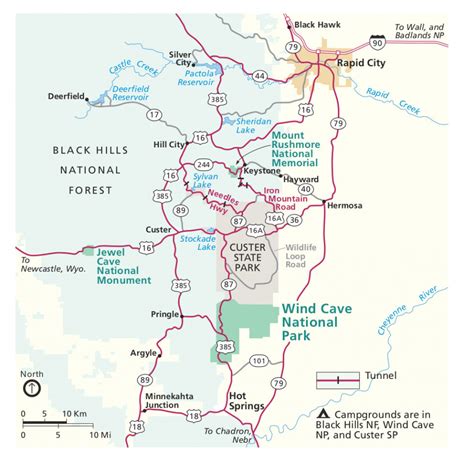 Custer State Park Map - Printable Map