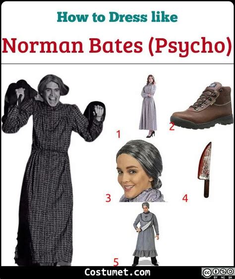 Norman Bates Costume for Cosplay & Halloween 2022 | Norman bates, Cool ...