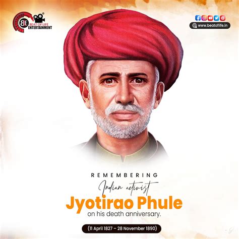 Jyotirao Phule- Indian Activist - Beat of Life Entertainment