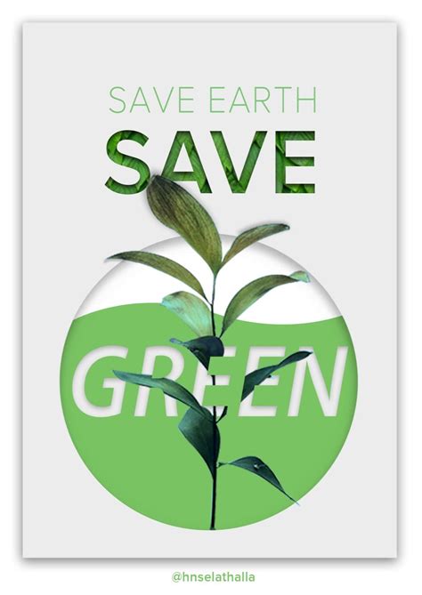 GO GREEN Poster #gogreen #savegreen #saveearth