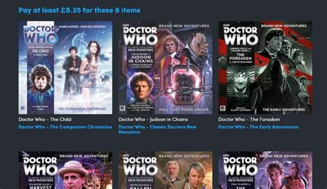 Big Finish's Doctor Who audiobook bundle supports Children in Need