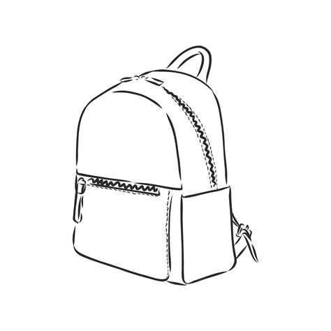 backpack vector sketch 19139327 Vector Art at Vecteezy