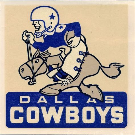 1961 DALLAS COWBOYS NFL FOOTBALL COWBOY JOE LOGO WINDOW DECAL | Dallas ...