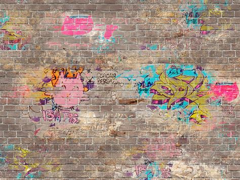 Graffiti Wall Texture Free Download (Brick-And-Wall) | Textures for ...