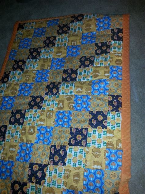 orange quilt