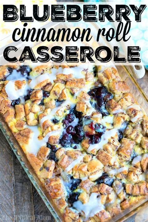 Easy Cinnamon Roll Breakfast Casserole - Pie Filling