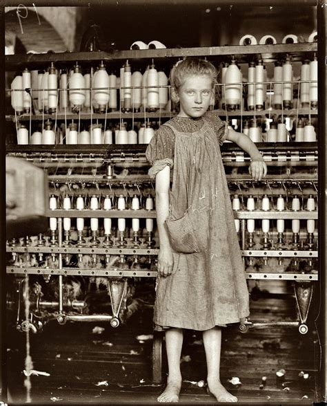 Photographer Lewis Hine's caption: "February 1910. Addie Card,12 years ...