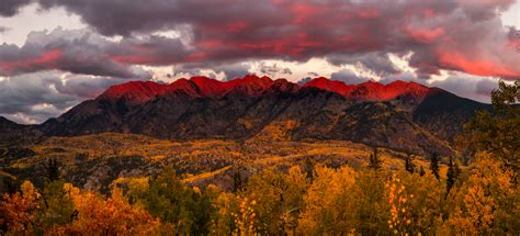 San Juan Mountains – Fall Colors Sunset