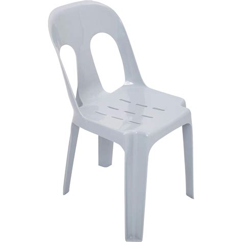 White plastic stackable chairs – Alinecalp