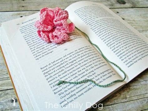 Crochet Flower Bookmark – Crochet