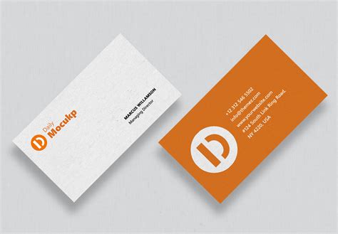 Business Card Mockup Template