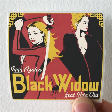 Iggy Azalea Black Widow Album Cover Sticker