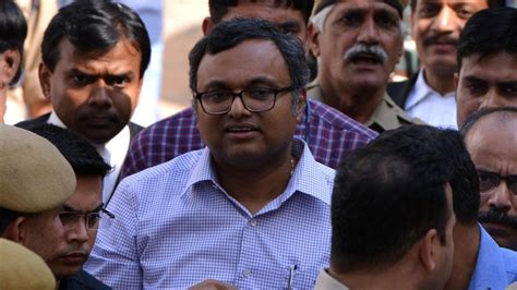 P Chidambaram | INX Media case: Karti Chidambaram appears before ED ...