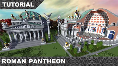 Minecraft Roman Pantheon Tutorial & Download part 1 - YouTube