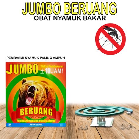 Obat Nyamuk Bakar Jumbo Cap Beruang . isi 5 pcs | Shopee Indonesia