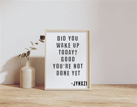 Jynxzi Motivational Quote Quote of the Day Funny Streamer - Etsy