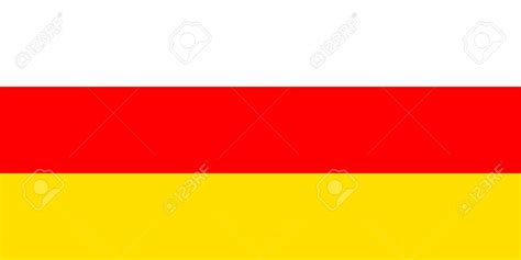 Flag of South Ossetia in proportions and colors vector. , #Sponsored, # ...