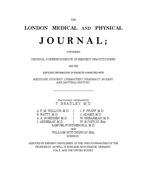 Tarrare in London Medical Journal | PDF | Medicine | Wellness